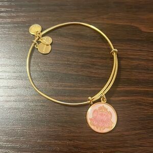 Alex and Ani Gold Lotus Bangle